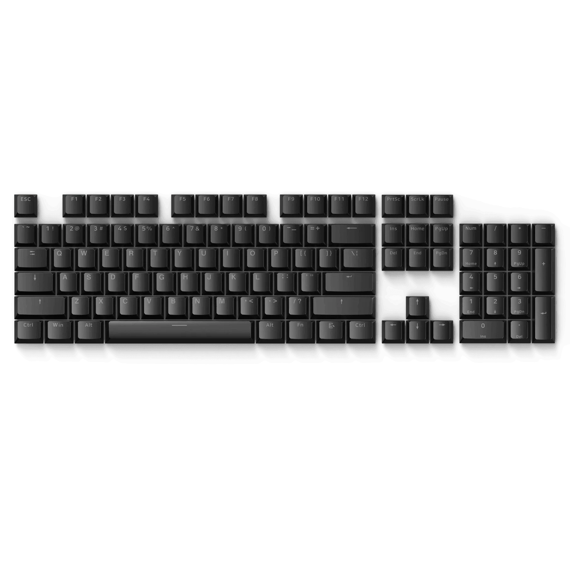 [US ANSI] Pulsar Low Profile Keycaps 104 set