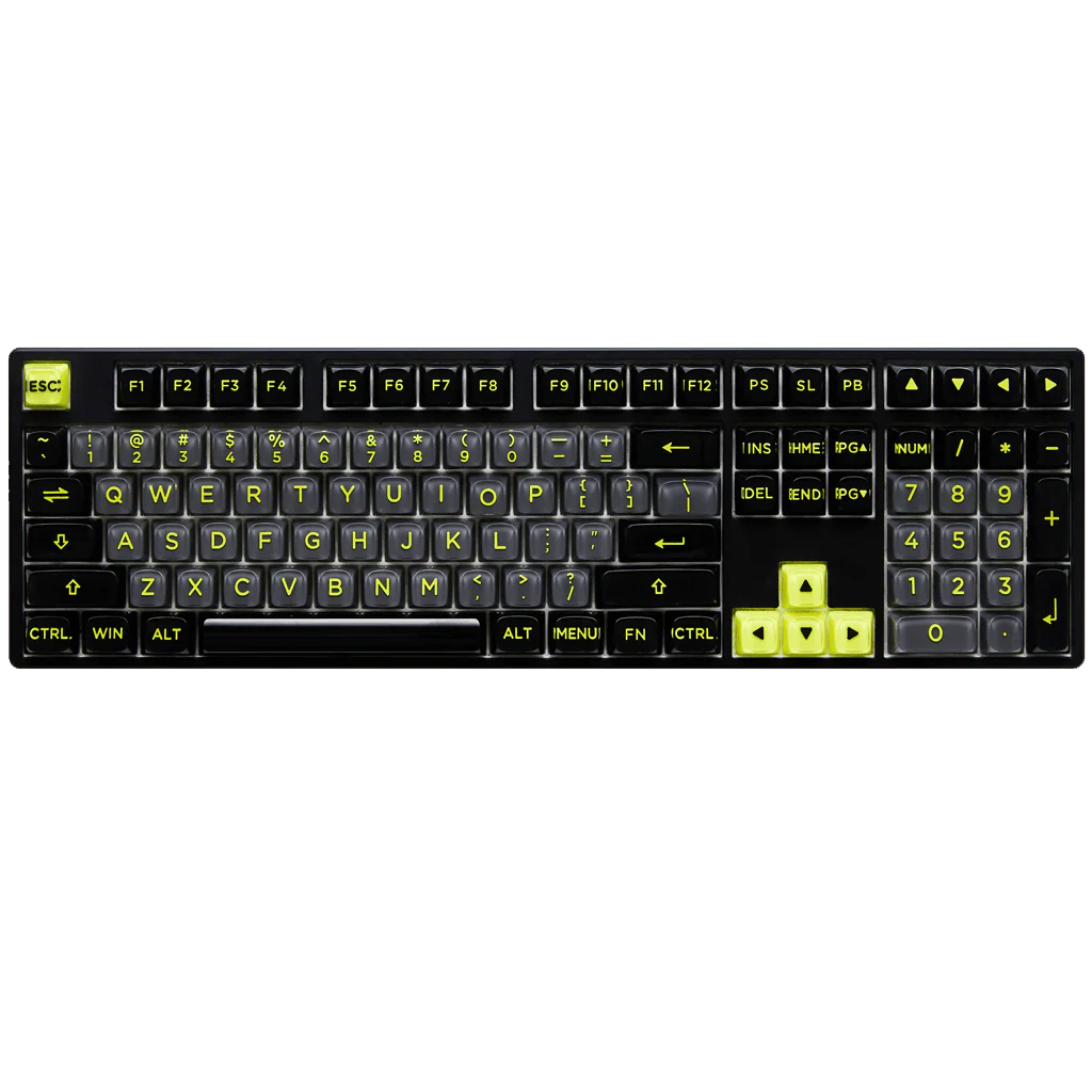 [Acid Rewind Edition] 3D Polycarbonate 124 Keycaps