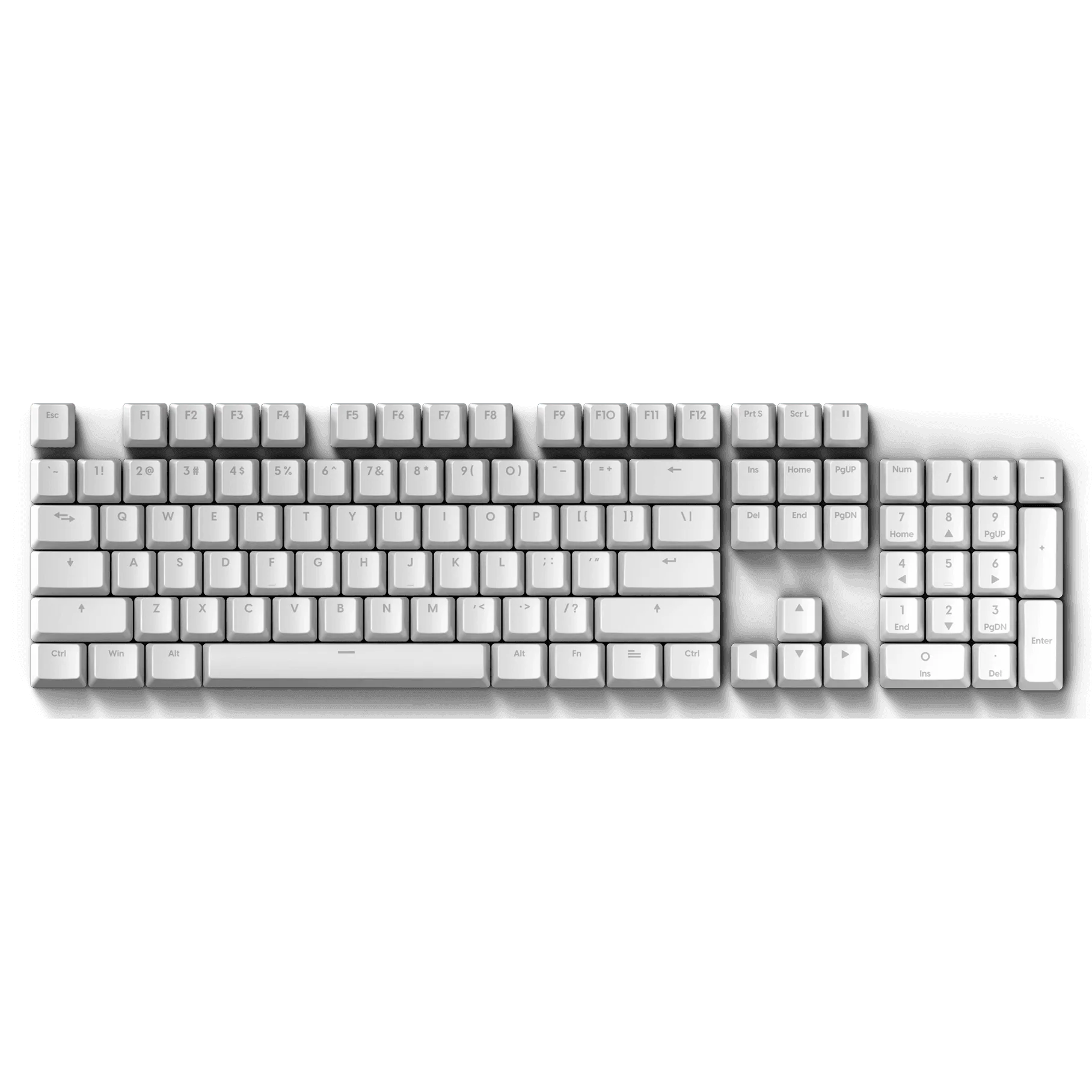 [US ANSI] Pulsar Basic Keycaps 104 Set