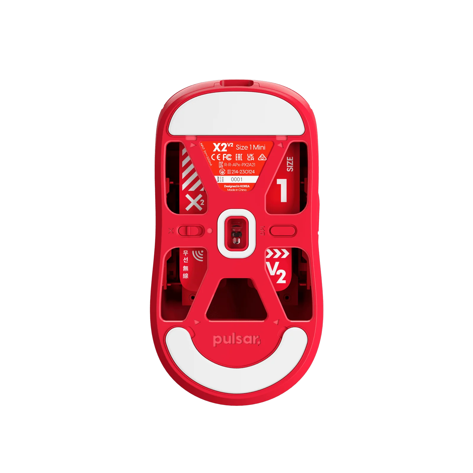 [Red Edition] X2 v2 Mini Gaming Mouse