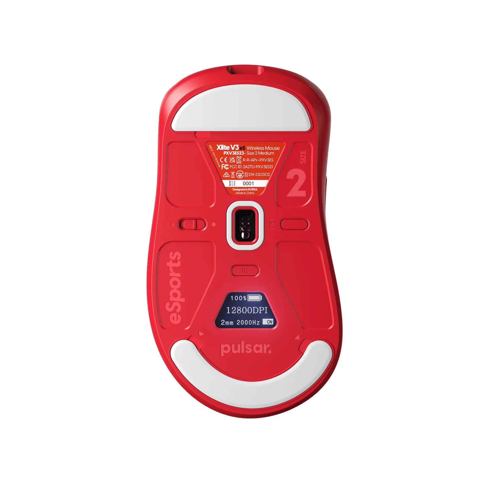[Red Edition] Xlite v3 eS Medium Gaming Mouse