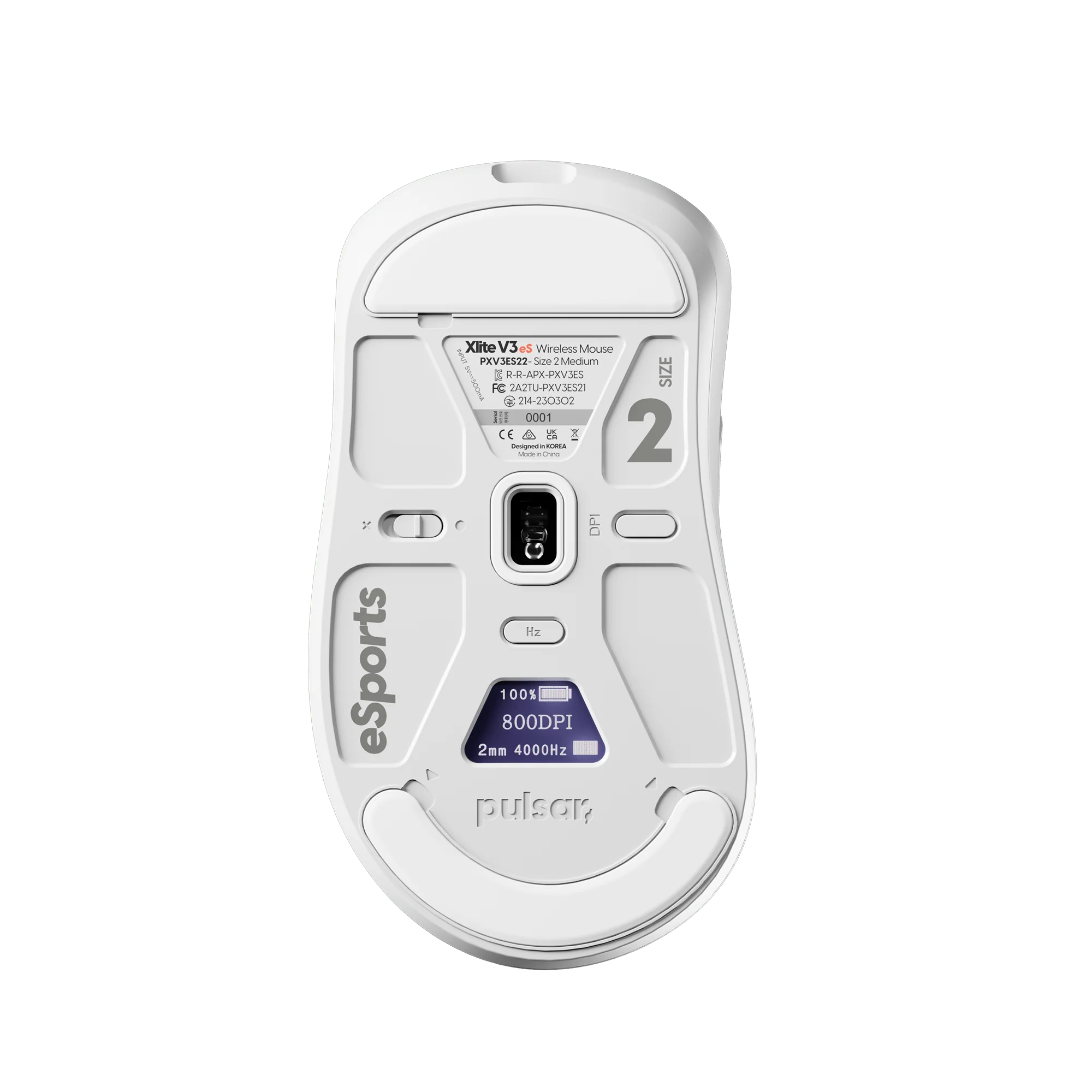 [White Edition] Xlite v3 eS Medium Gaming Mouse