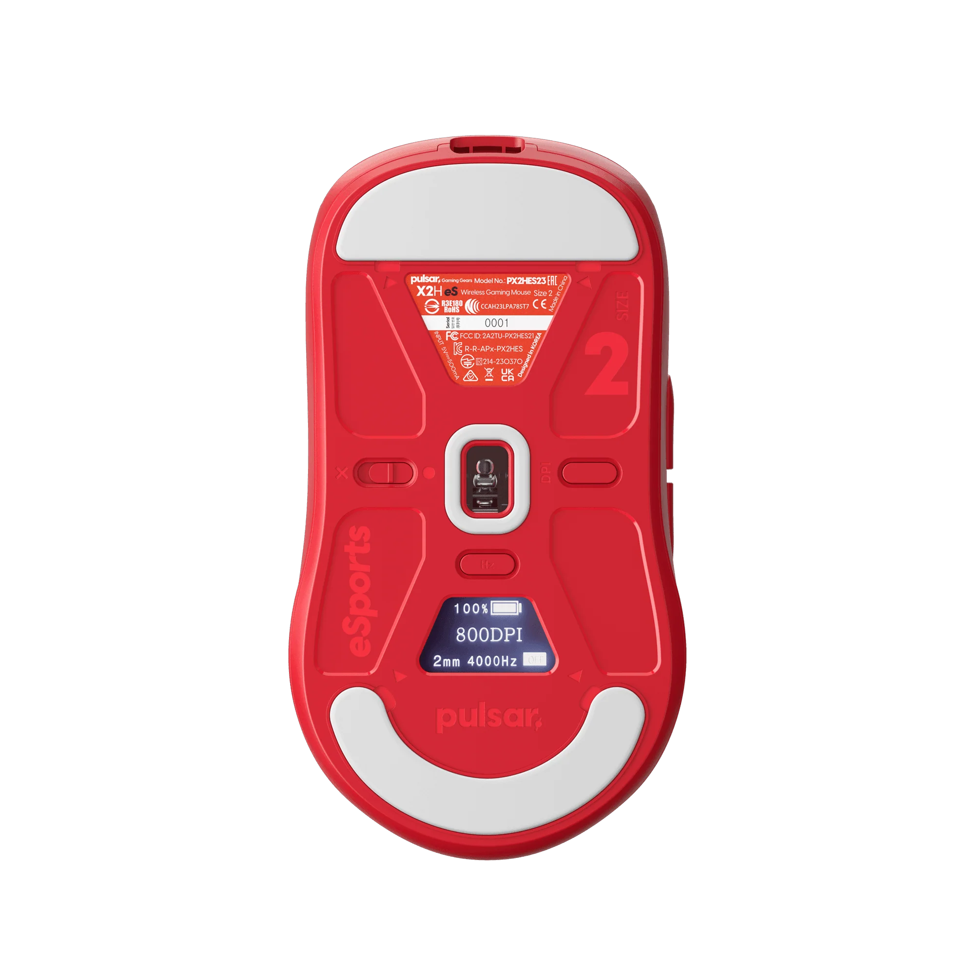 [Red Edition] X2H eS Medium Gaming Mouse