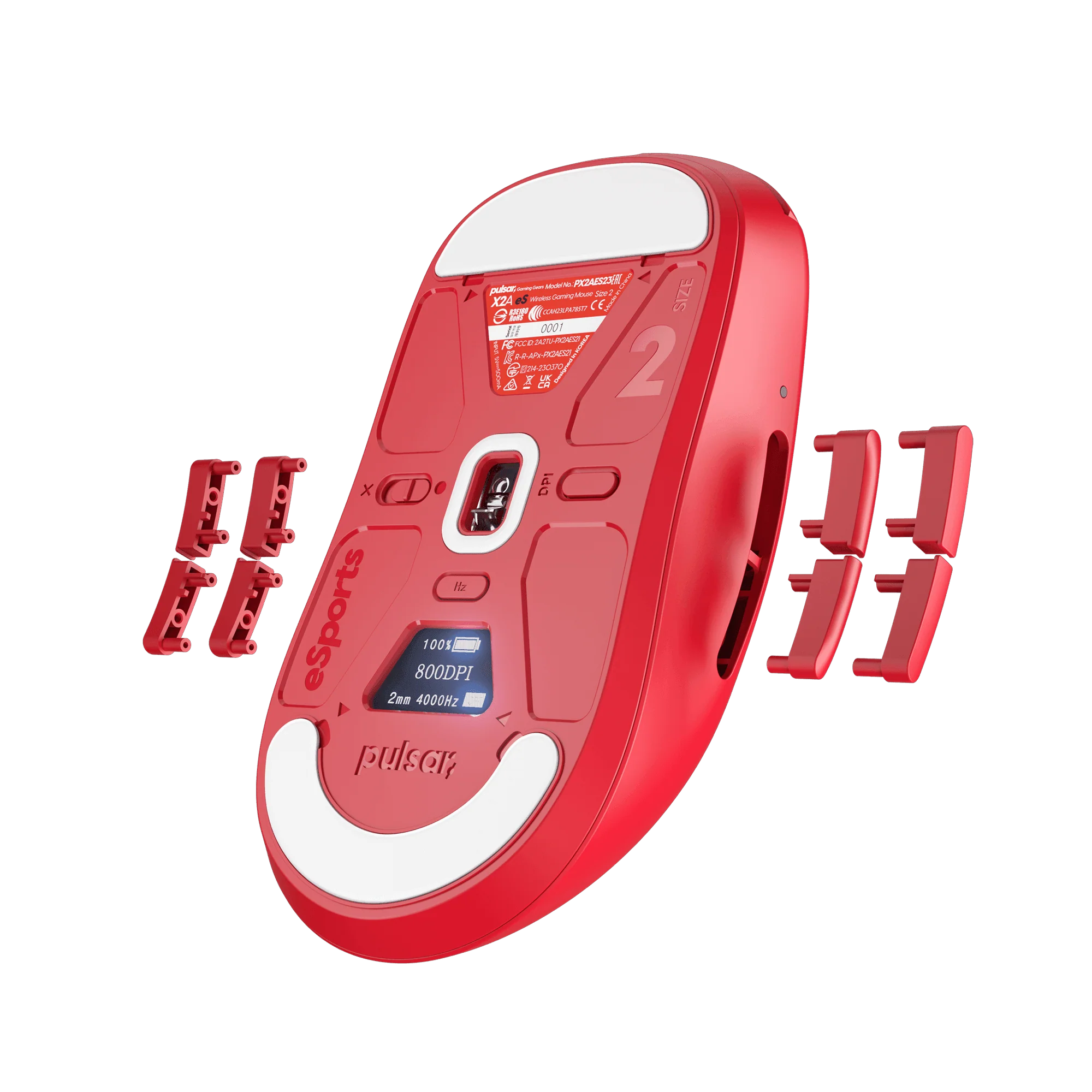 [Red Edition] X2A eS Medium Gaming Mouse