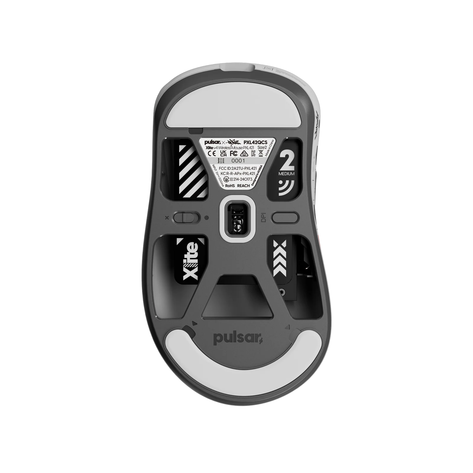 [Quiccs Edition] Xlite v4 Medium Gaming Mouse