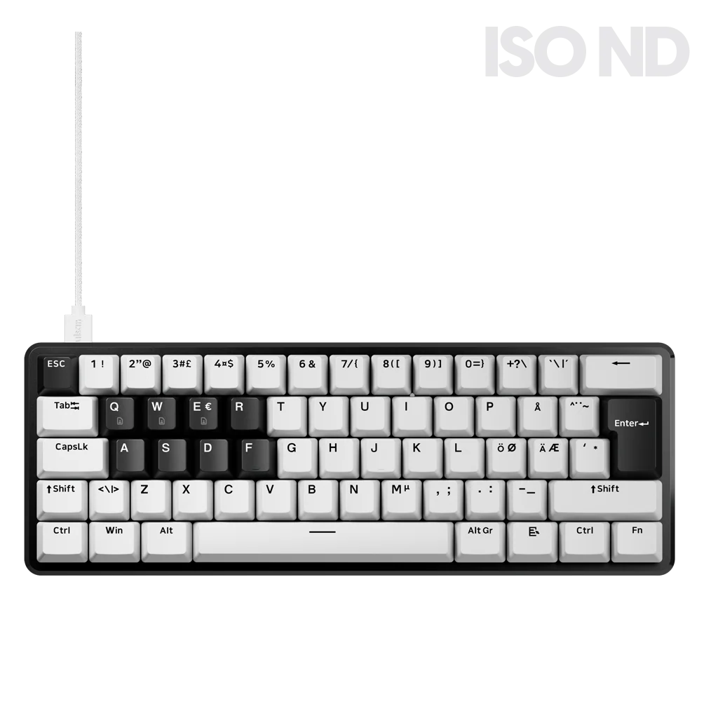 [ISO ND] PCMK 3 HE 60 Hall Effect Magnetic Gaming Keyboard