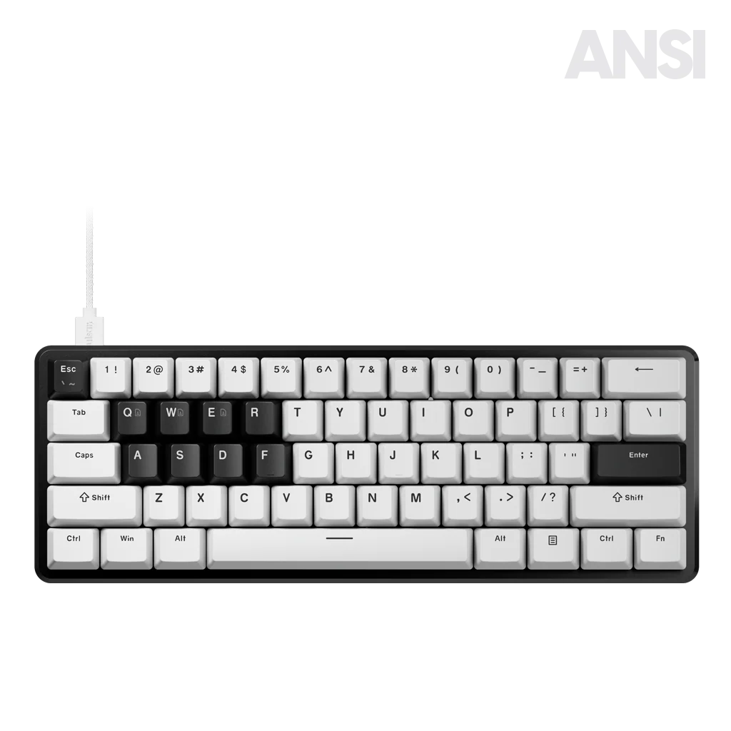 [ANSI] PCMK 3 HE 60 Hall Effect Magnetic Gaming Keyboard