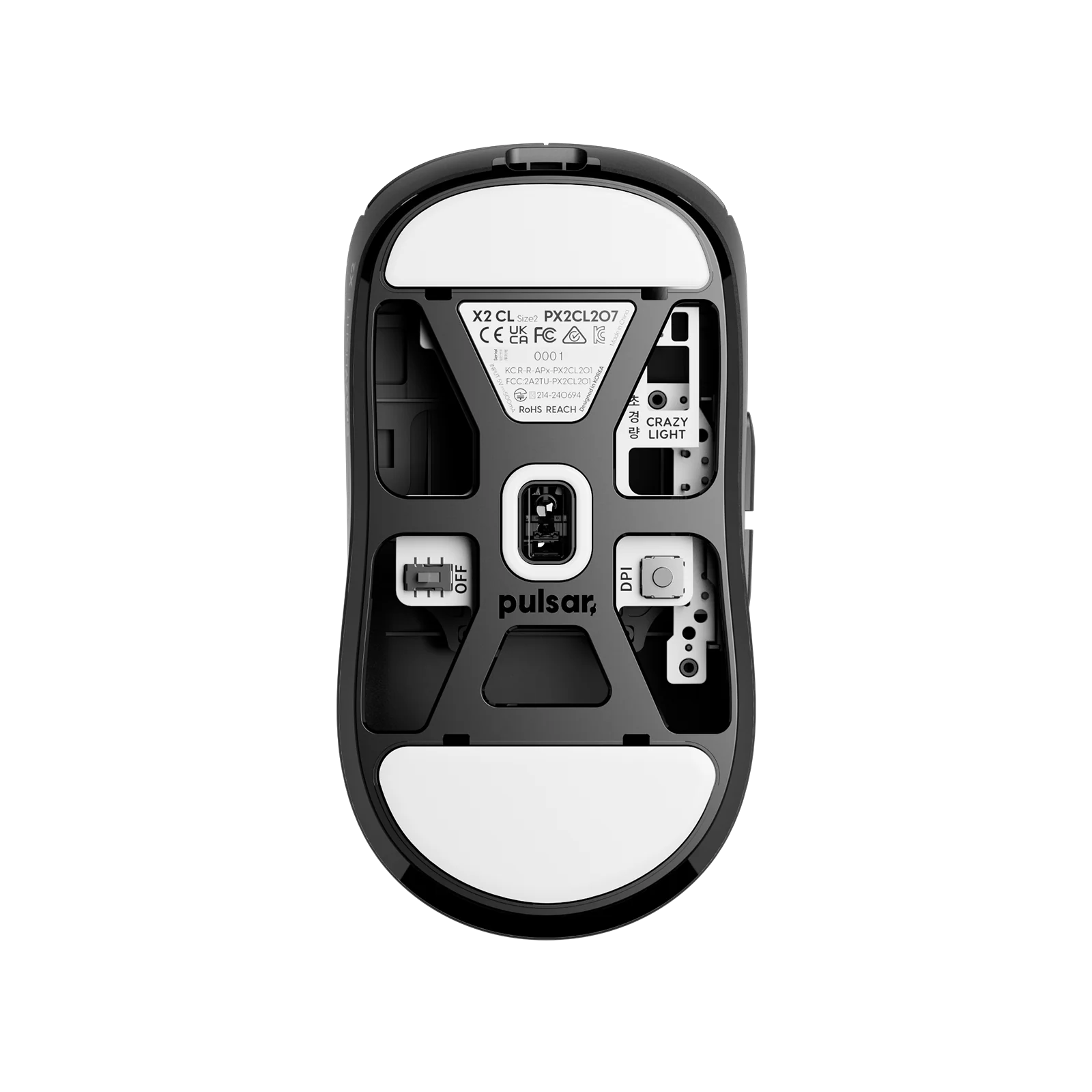 X2 CrazyLight Medium Gaming Mouse