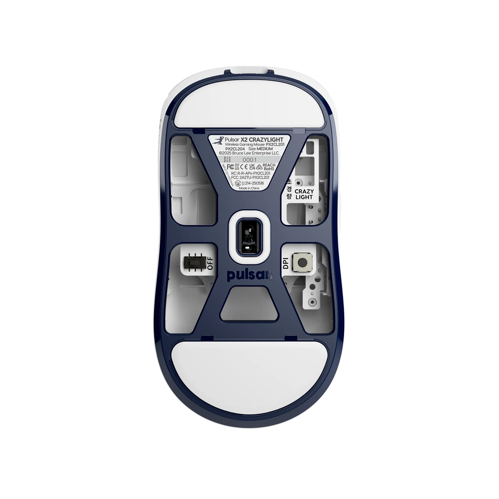 [Bruce Lee 85th Edition] X2 CrazyLight Medium Gaming Mouse