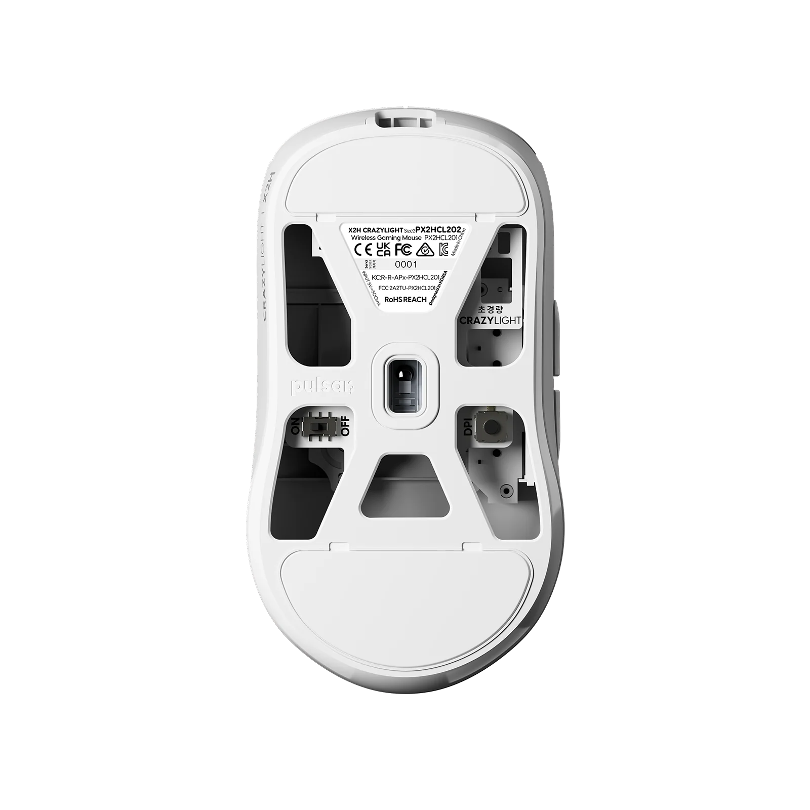 X2H CrazyLight Medium Gaming Mouse