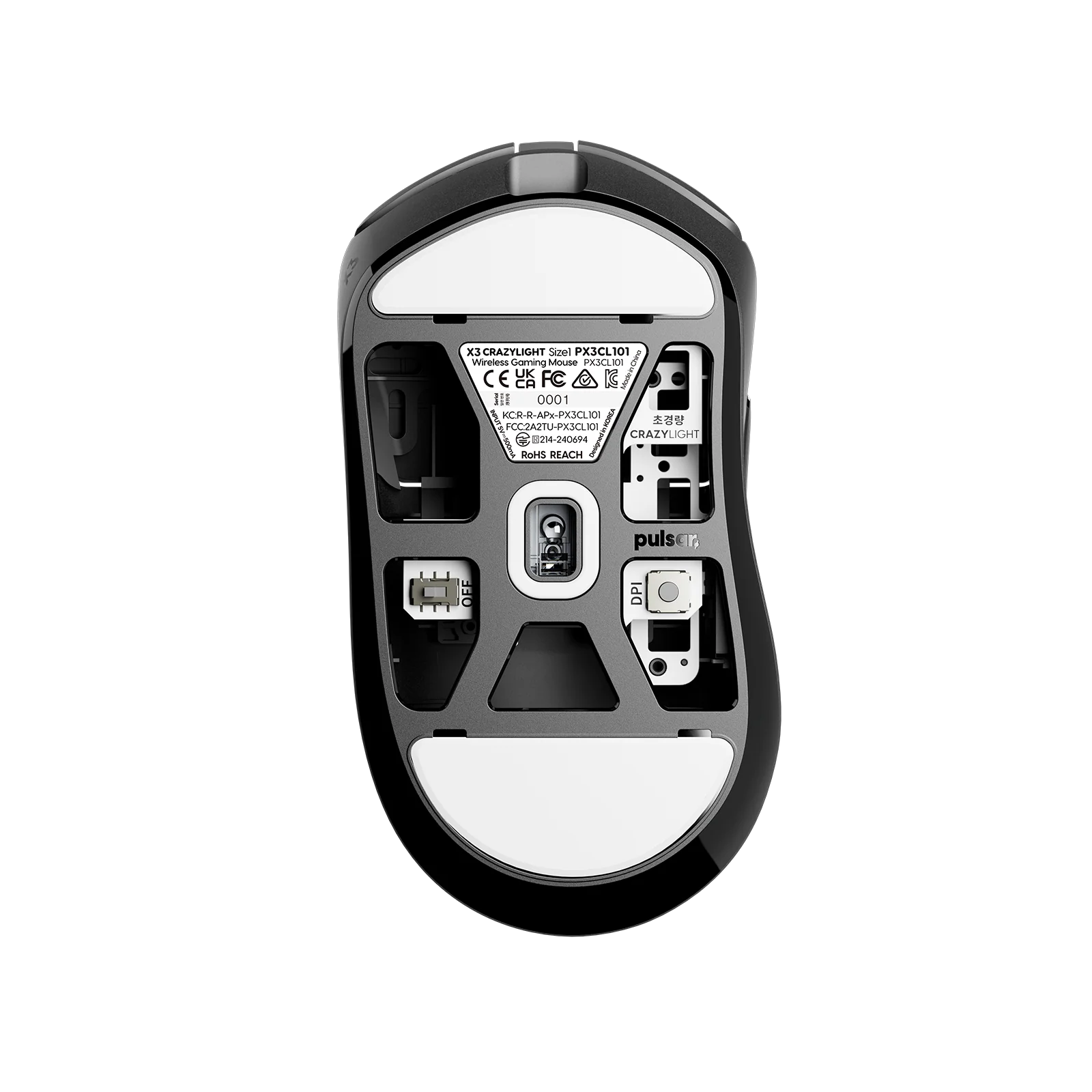 X3 CrazyLight Medium Gaming Mouse