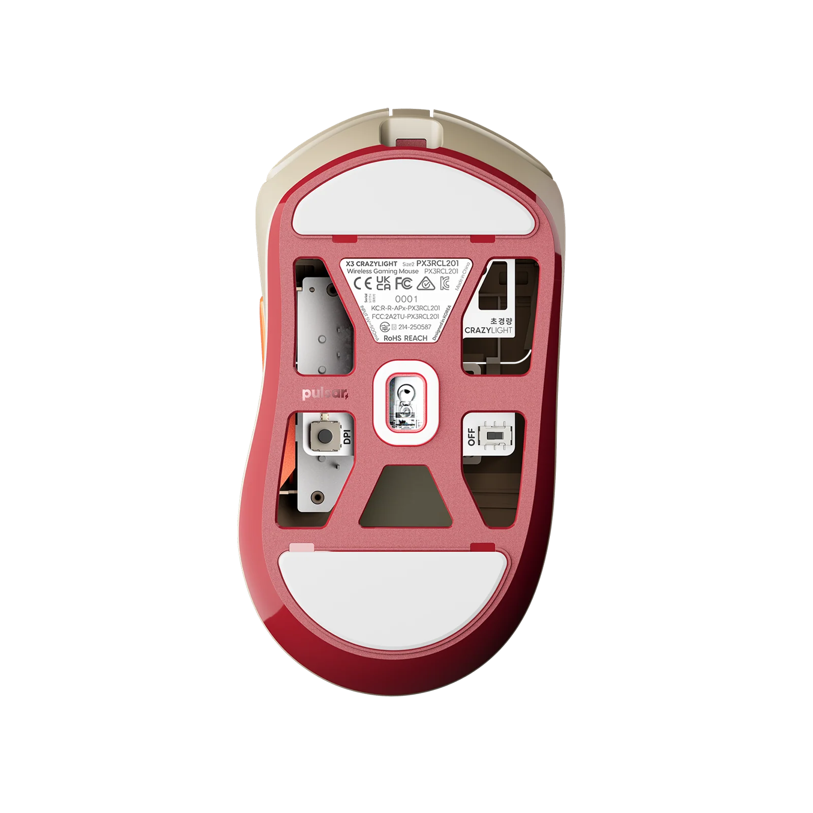 X3 LHD CrazyLight Medium Gaming Mouse