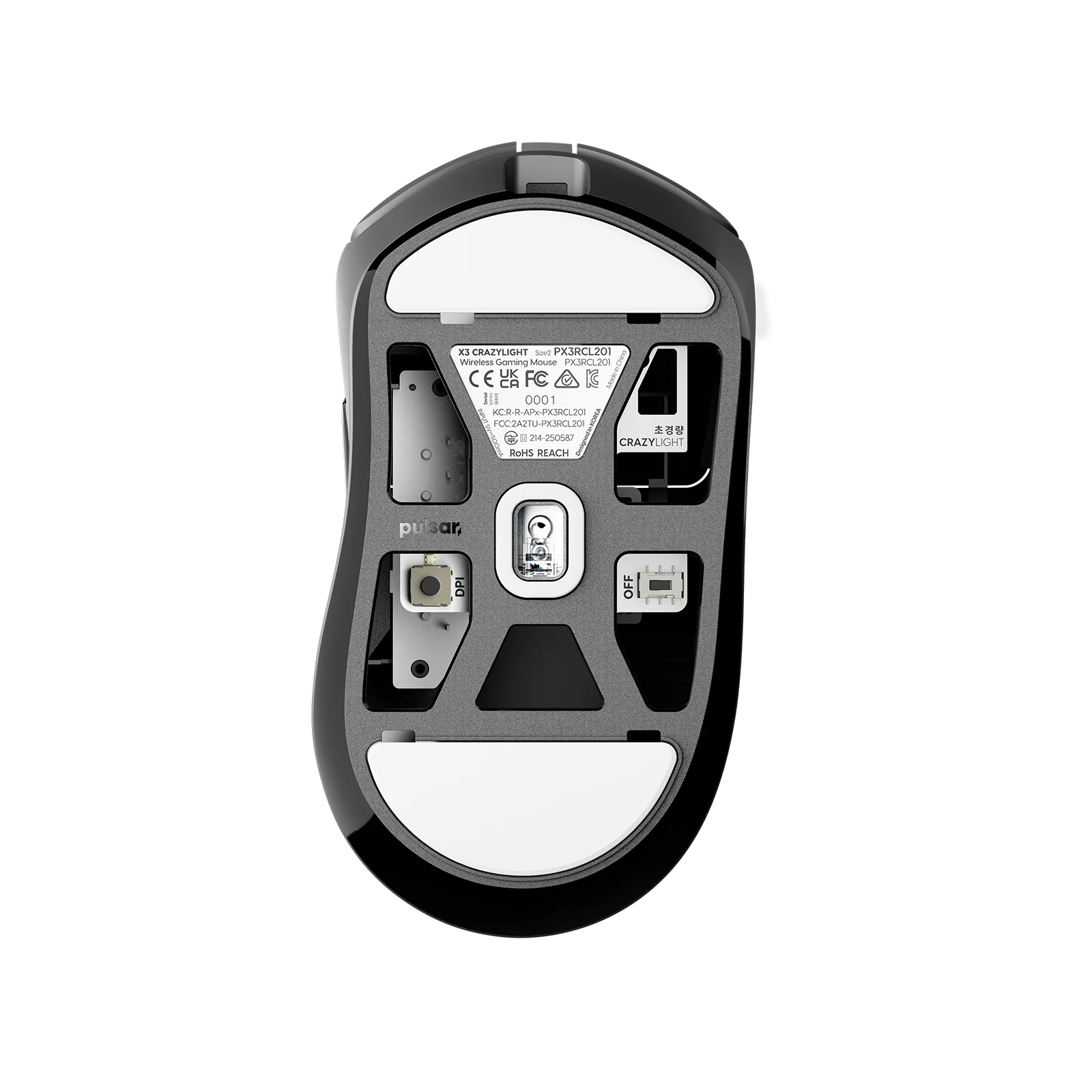 X3 LHD CrazyLight Medium Gaming Mouse