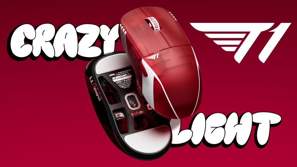 Pulsar T1 Edition CrazyLight Gaming Mouse main 8e7907bc e1ca 40d3 8051 c878b682ec41